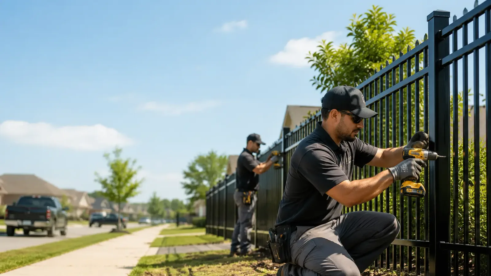 Metal Fence Installation in Jacksonville, IL